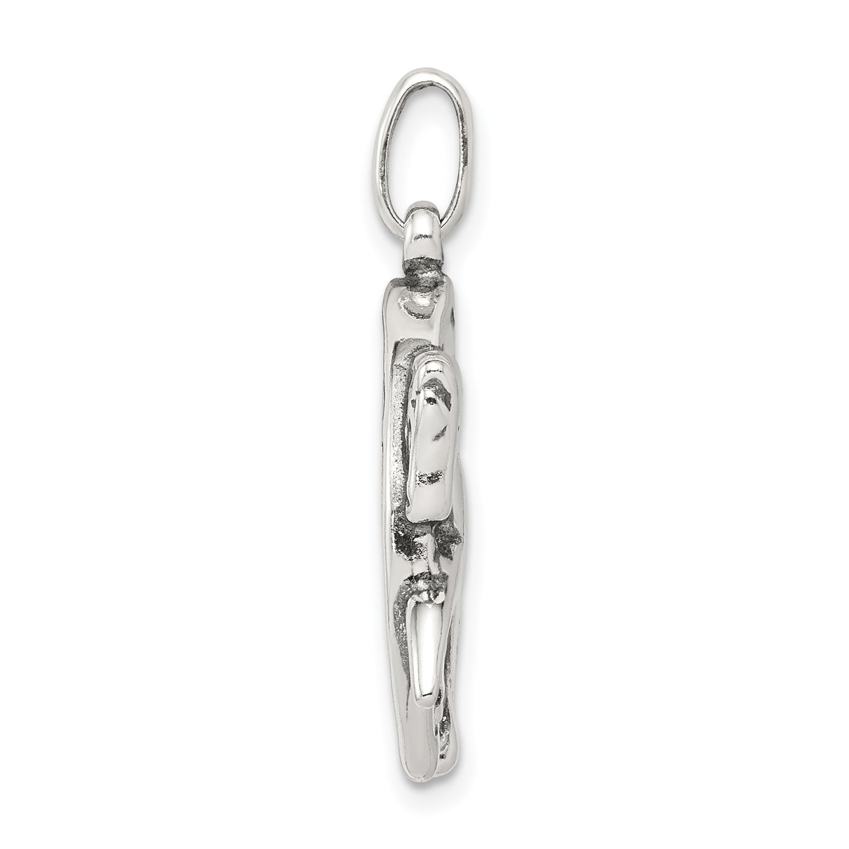 Sterling Silver Horse Pendant with Galloping Horse and Horseshoe Design, Western Style Jewelry for Women