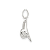 Sterling Silver Cowboy Hat Pendant, Western Style Charm for Men or Women
