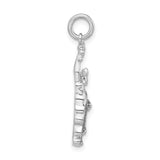 Sterling Silver Statue of Liberty Pendant Charm, Patriotic New York Travel Souvenir