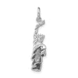 Sterling Silver Statue of Liberty Pendant Charm, Patriotic New York Travel Souvenir