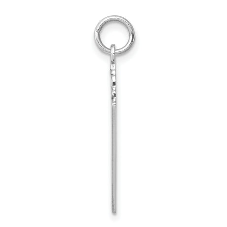 Royal Flush Spades Playing Cards Charm Pendant in Real 925 Sterling Silver