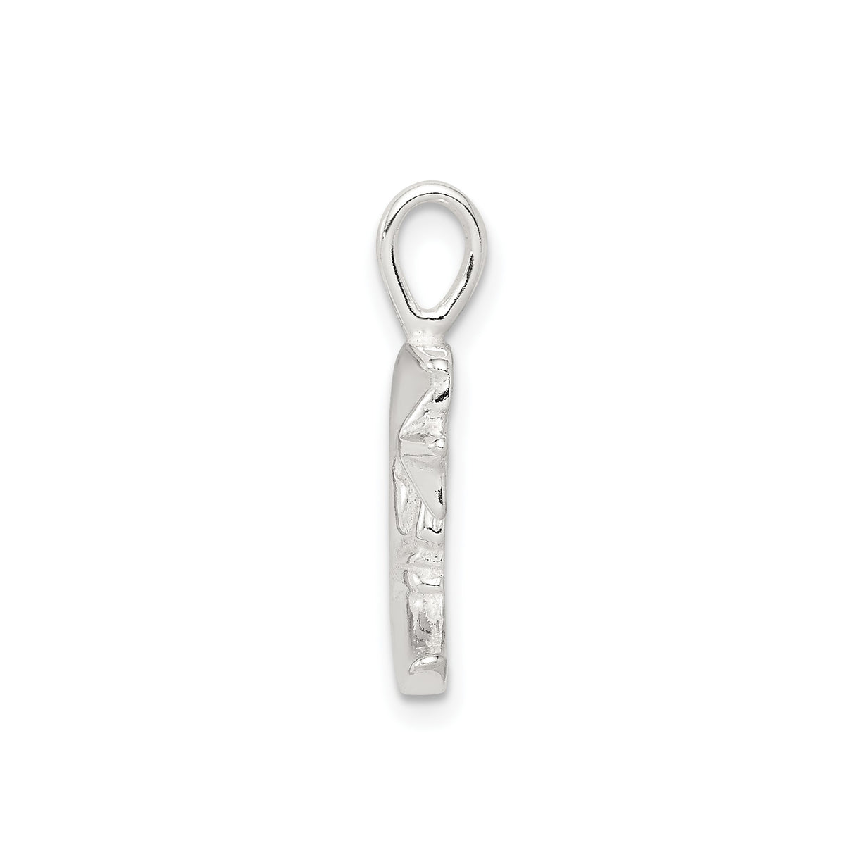 Sterling Silver Crescent Moon and Star Pendant with Face Detail, Celestial Boho Jewelry for Women