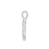 Sterling Silver Crescent Moon and Star Pendant with Face Detail, Celestial Boho Jewelry for Women