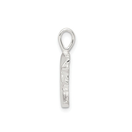 Sterling Silver Crescent Moon and Star Pendant with Face Detail, Celestial Boho Jewelry for Women