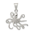 Sterling Silver Octopus Pendant with Detailed Sea Creature Design for Women or Unisex Wear