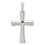 Hollow Cross Charm Pendant in Real 925 Sterling Silver