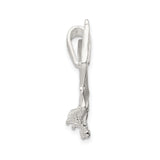Sterling Silver Eagle Pendant, Detailed Flying Eagle Symbol of Freedom and Patriotism