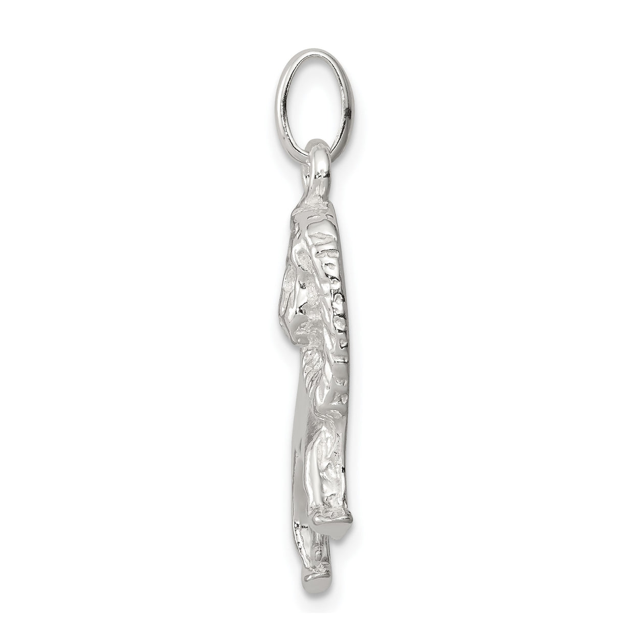 Sterling Silver Lion Pendant with Jungle Symbol Design and Leo Zodiac Theme for Men and Women