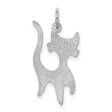 Cat Charm Pendant in Real 925 Sterling Silver