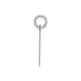 Sterling Silver Script R Pendant with Scalloped Edge, Customizable Initial Charm