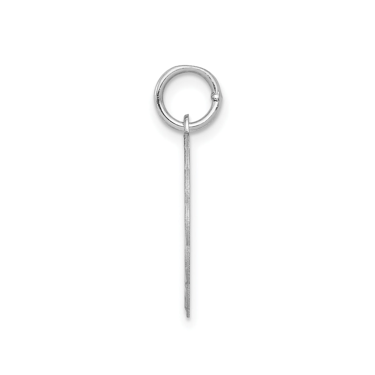 Sterling Silver Pendant with Scalloped Edge and Script Letter S Engraving