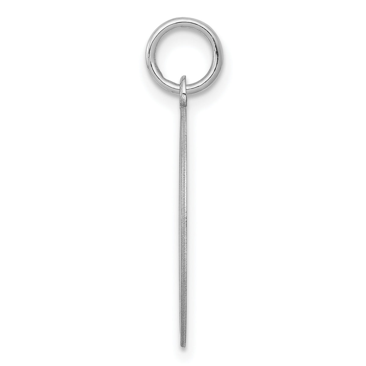 Brocaded Initial B Charm Pendant in Real 925 Sterling Silver