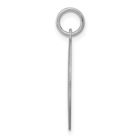 Brocaded Initial O Charm Pendant in Real 925 Sterling Silver