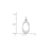 Sterling Silver Ichthys Fish Pendant, Christian Jesus Fish Symbol, Minimalist Religious Jewelry