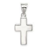 Cross Charm Pendant in Real 925 Sterling Silver