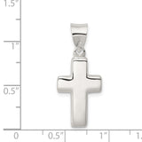 Cross Charm Pendant in Real 925 Sterling Silver