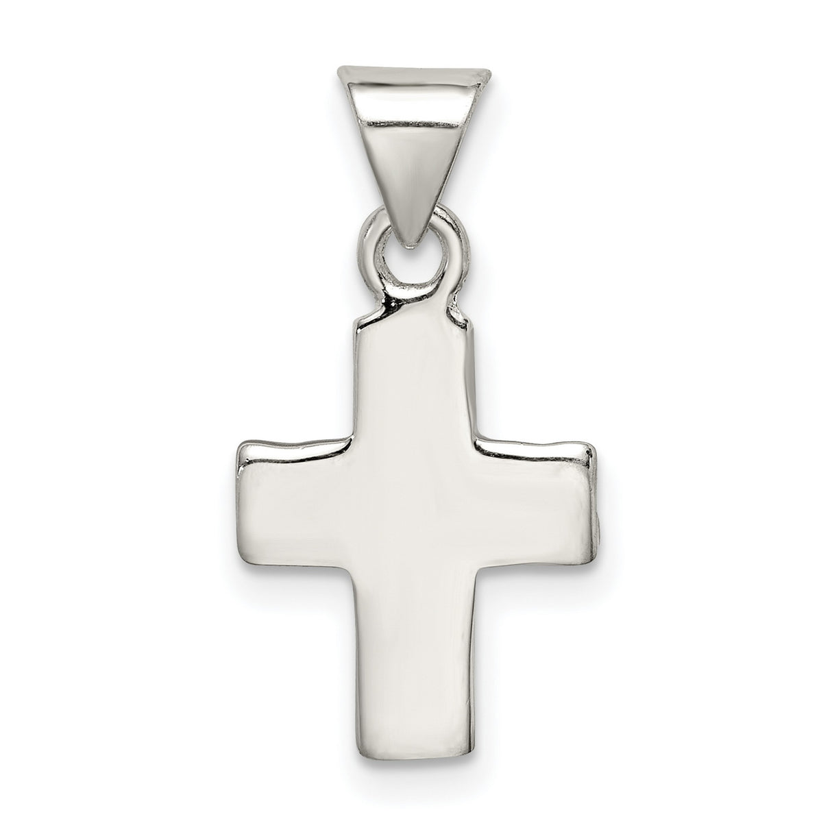 Cross Charm Pendant in Real 925 Sterling Silver