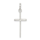 Latin Cross Charm Pendant in Real 925 Sterling Silver