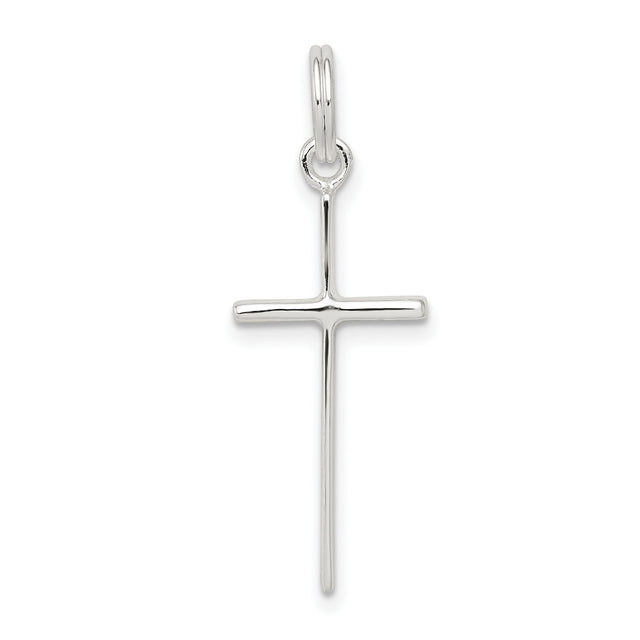 Latin Cross Charm Pendant in Real 925 Sterling Silver