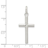 Latin Cross Charm Pendant in Real 925 Sterling Silver