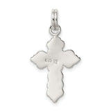 Cross Charm Pendant in Real 925 Sterling Silver