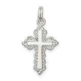 Cross Charm Pendant in Real 925 Sterling Silver