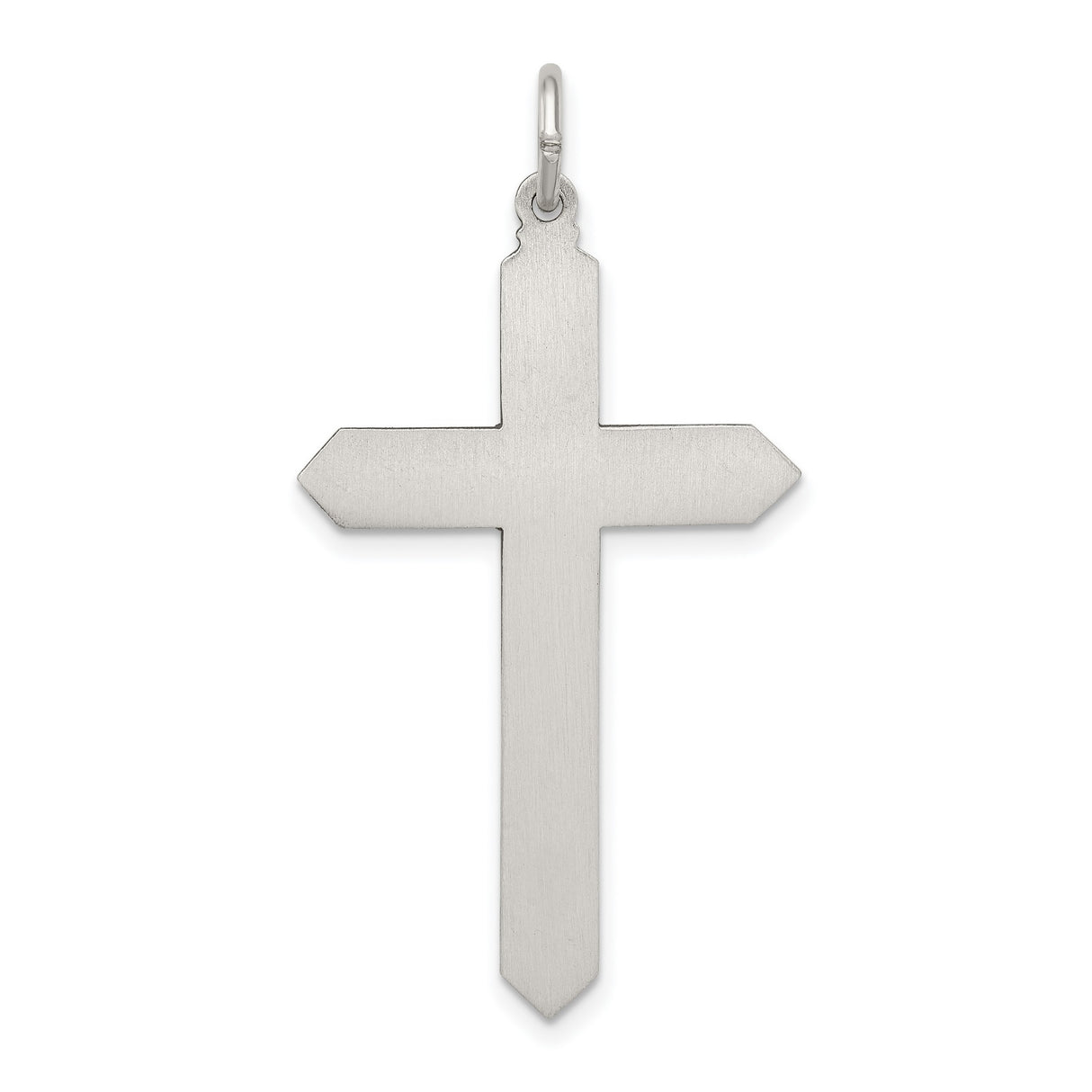 June Birthstone Cross Charm Pendant in Real 925 Sterling Silver