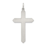 October Birthstone Cross Charm Pendant in Real 925 Sterling Silver