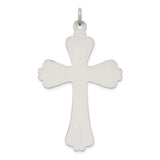 Sterling Silver Cross Pendant with Antique Scrollwork Design for Men and Women
