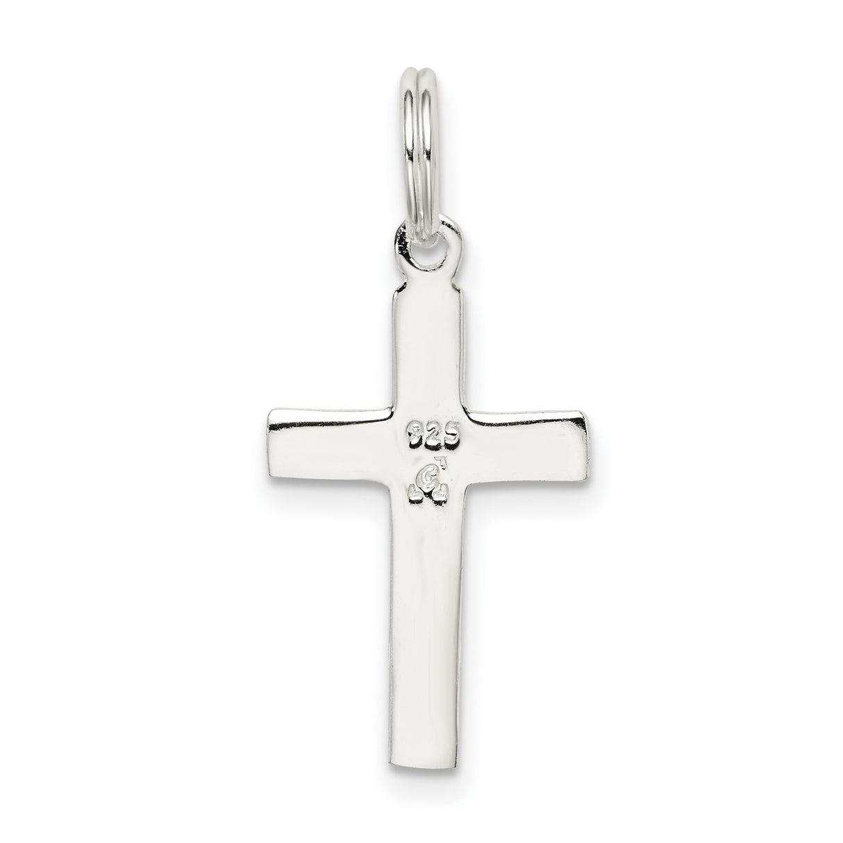 Latin Cross Charm Pendant in Real 925 Sterling Silver