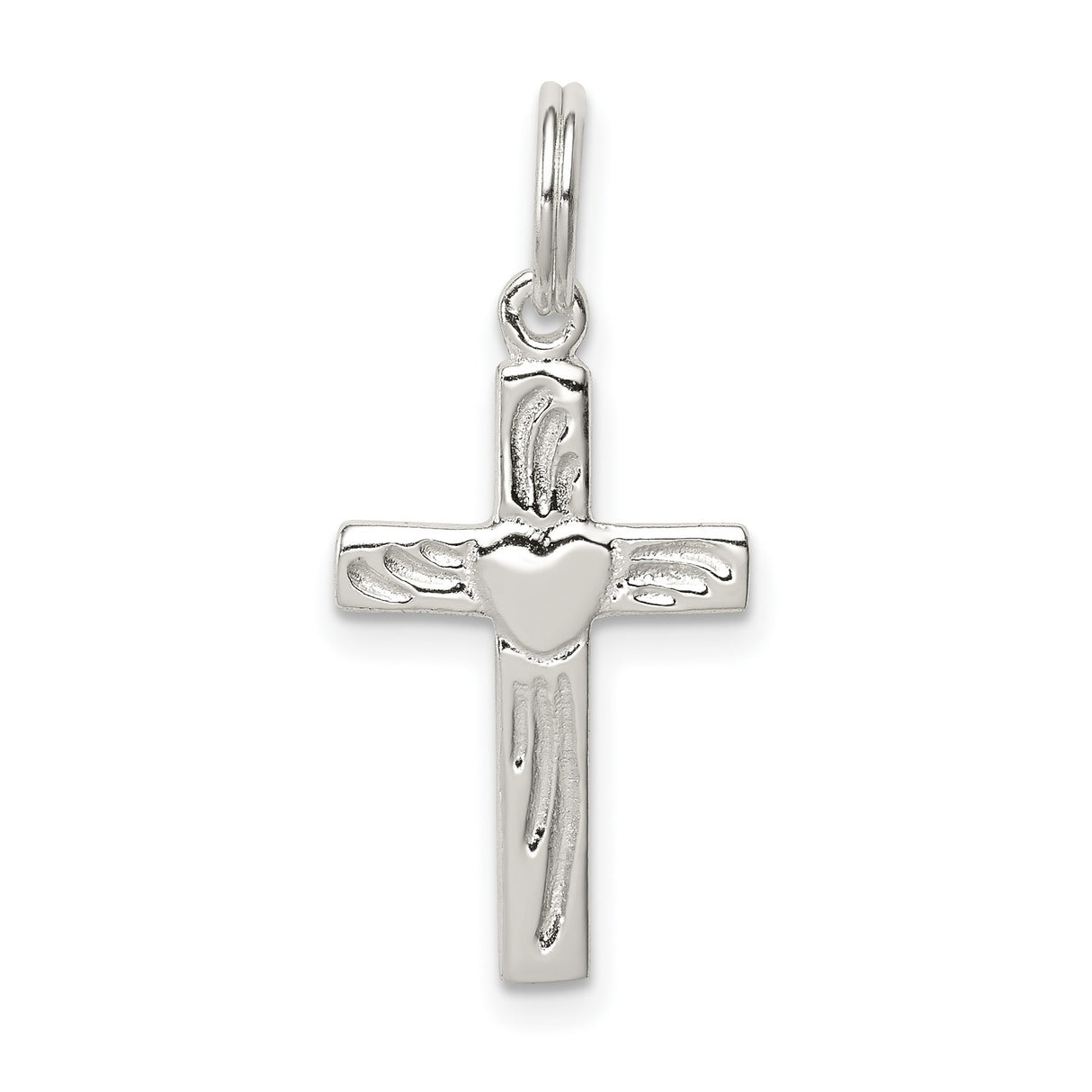 Latin Cross Charm Pendant in Real 925 Sterling Silver