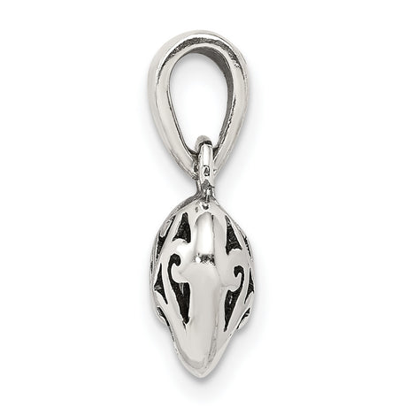Sterling Silver Celtic Knot Heart Pendant, Symbol of Eternal Love and Unity