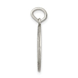 Saint Anthony Pray For Us Words Charm Pendant in Real 925 Sterling Silver