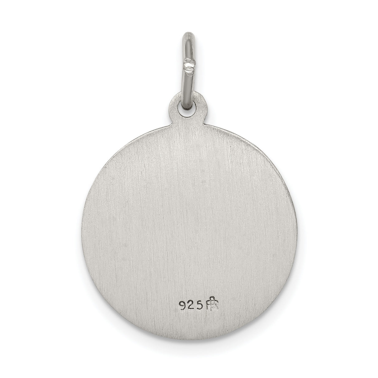 Saint Anthony Pray For Us Words Charm Pendant in Real 925 Sterling Silver