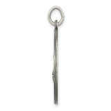 Sterling Silver Saint Florian Medal Pendant with Protect Us Inscription