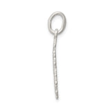 Sterling Silver Snowflake Pendant with Winter Motif, Nature-Inspired Charm for Women