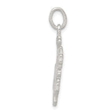 Sterling Silver Snowflake Pendant with Cutout Design, Winter Holiday Jewelry for Women
