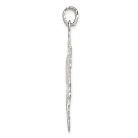 Sterling Silver Snowflake Pendant, Intricate Winter Charm, Nature-Inspired Holiday Jewelry for Women