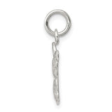 Sterling Silver Angel Pendant with Filigree Detailing, Christian Spiritual Jewelry