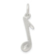 Music Note Charm Pendant in Real 925 Sterling Silver