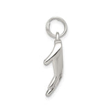 Sterling Silver Grand Piano Pendant with Black and White Enamel Keys, Musical Charm Jewelry