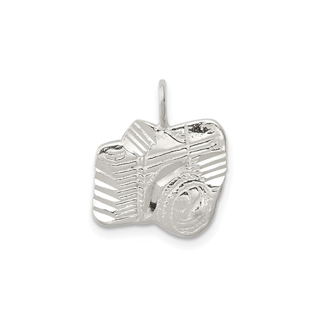 Sterling Silver Tractor Pendant, Vintage Farm Equipment Charm with Country Style Design