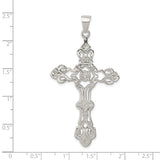 Sterling Silver Cross Pendant with Filigree Cathedral Design for Men and Women