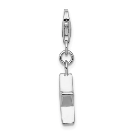 Sterling Silver Star Charm with Cubic Zirconia, Peridot-Inspired Celestial Pendant