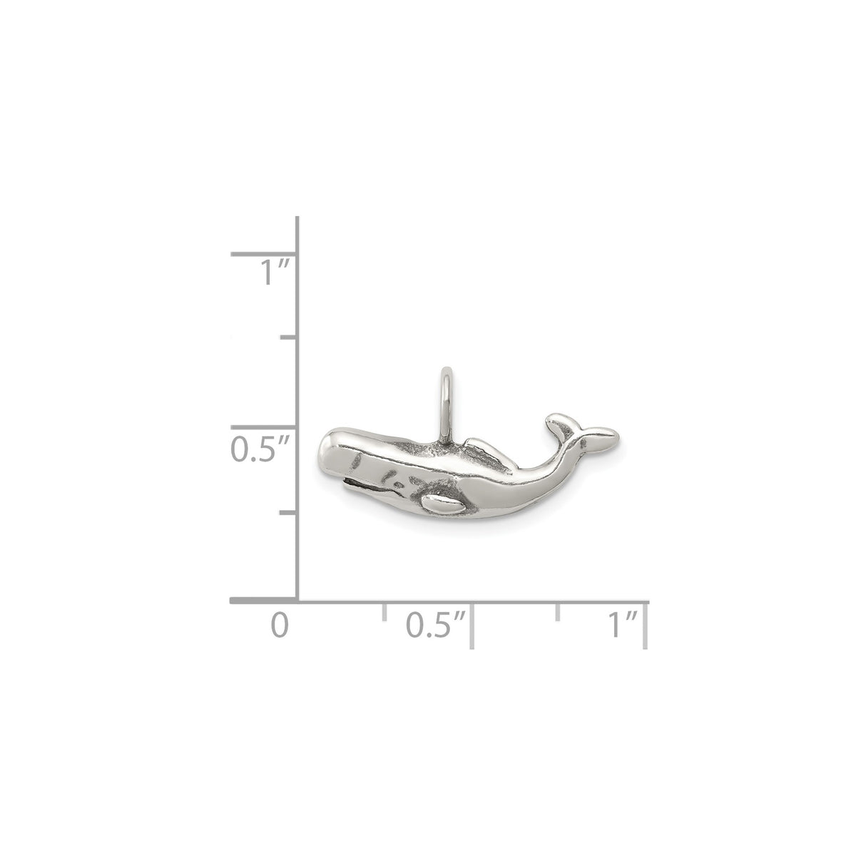 Sterling Silver Whale Pendant, Nautical Ocean Jewelry with Marine Charm, Symbol of Strength and Wisdom