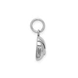 Sterling Silver Whale Pendant, Playful Nautical Animal Design for Women and Unisex Wear