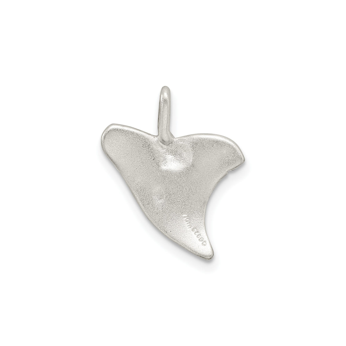 Sterling Silver Whale Tail Pendant, Nautical Symbol of Ocean Life and Freedom for Women or Unisex