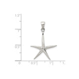 Sterling Silver Starfish Pendant, Ocean-Inspired Nautical Charm for Women