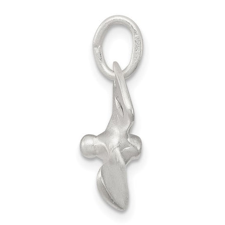 Sterling Silver Propeller Pendant, Three Blade Nautical Charm for Men and Women