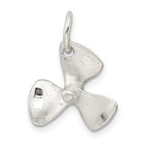 Sterling Silver Propeller Pendant, Three Blade Nautical Charm for Men and Women